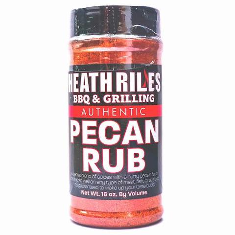heath riles, pecan, rub